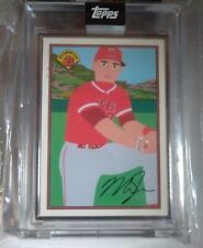 Mike Trout 2021 1/1 Topps Project 1989 Bowman  Keith Shore Silver Frame ArtProof