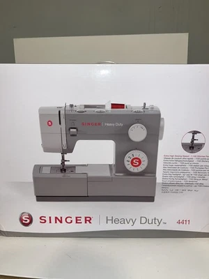 Singer 4411 Heavy Duty Nähmaschine, grau - wenig gebraucht - Bild 1 von 4