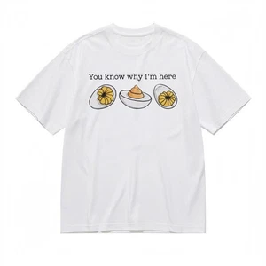 Men's Trend Comfy Classic T-Shirt Abstract Food Art Minimalist Design Tee - Picture 1 of 6