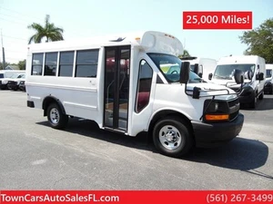 2017 Chevy Express 3500 Passenger School Bus--Only 25,149 Miles! - Picture 1 of 23