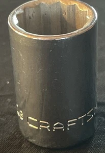 Vintage Craftsman 1/2" Drive 12-Point 11/16" Socket =V= Series USA | FREE S&H - Bild 1 von 8