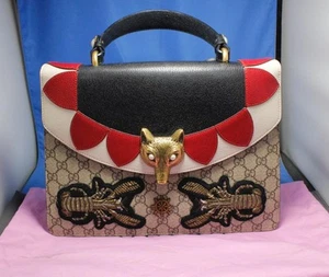 Gucci Medium GG Monogram Broche Top Handle Bag - Fox & Lobster - Great Condition - Picture 1 of 22