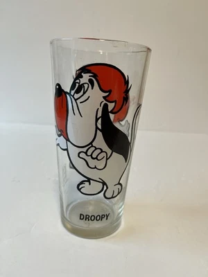 1973 Pepsi MGM Collector Series Looney Tunes Droopy the Dog Glass - Image 1 of 4