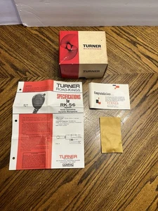 Vintage Turner Road King 56 CB Radio Microphone BOX AND PAPERWORK ONLY - Picture 1 of 5