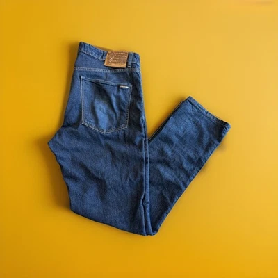 Volcom Demin Jeans Vorta True To This Slim Straight Dark Wash Size 36 - Image 1 of 4