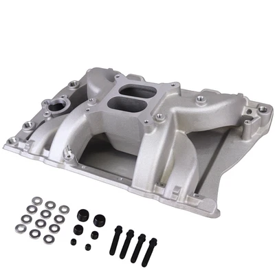 7551 Intake Manifold Air Gap Dual Plane For Oldsmobile 1968-1976 455 7.5L V8 Foto 1 de 4
