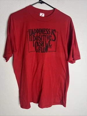 Vintage Jerzees T Shirt Men’s Size XL Red Single Stitch Graphic Tee 1982 EUC - Image 1 of 4