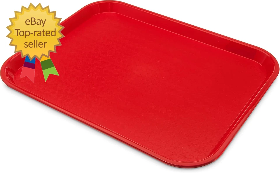 Carlisle Foodservice Products Cafe Fast Food Cafeteria Tray with Patterned Surfa