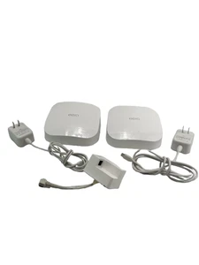 Juego de 2 Routers Eero Pro 6 K010001 Tri-Band Mesh Wi-Fi 6 Blanco Inalámbrico 2-RJ45 - Imagen 1 de 7