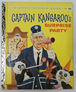 Vintage 1958 Captain Kangaroos Surprise Party Little Golden Book "A" 1. Auflage 341 - Bild 1 von 9