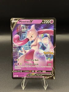 Mewtwo V SWSH223 SWSH: Sword & Shield Promo Cards Holo Pokemon Go Promo - Picture 1 of 2