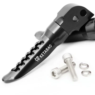 Clavijas de pie de pasajero BOB negras para Aprilia RSV4 09-12 13 14 15 16 17 Foto 1 de 4