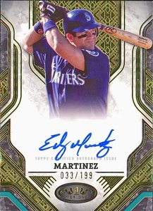 Autógrafo Topps Tier 1 Prime Performers 2025 - Edgar Martínez en tarjeta automático/199 - Imagen 1 de 3