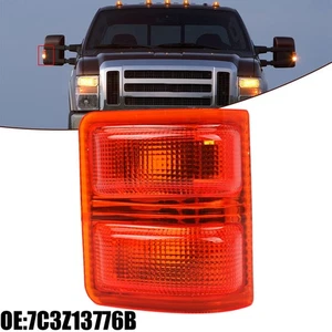 Right Rearview Mirror Amber Turn Signal Cover for Ford F250 F350 2008 to 2016 - Picture 1 of 9