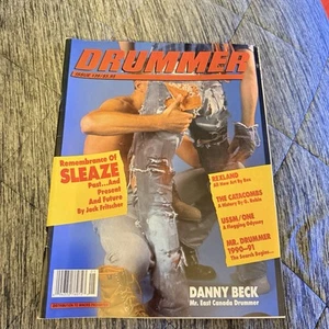 Drummer Gay Interest Beefcake Modeling Magazine 1990 - Picture 1 of 3