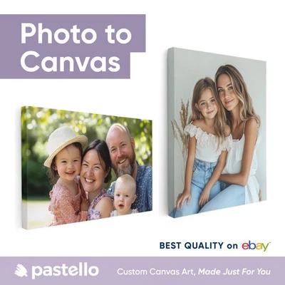 Photo to Canvas Personalised Wall Art – Custom Photo Print on Canvas - Image 1 of 4
