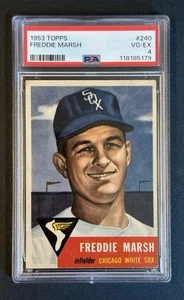 1953 Topps Freddie Marsh #240 PSA 4 VGEX High## White Sox - Picture 1 of 2