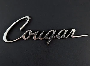 Distintivo nome emblema scritta Mercury Cougar vintage - Foto 1 di 7