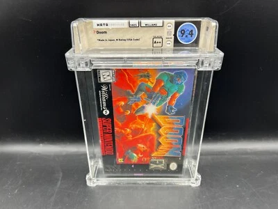 Doom Nintendo SNES WATA 9.4 A++ FACTORY SEALED MINT VGA - Image 1 of 4