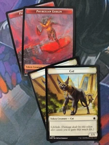 Cat 0027 / Phyrexian Goblin Token x 4 | Foundations | NM | MTG - Picture 1 of 1