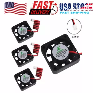 4 PIEZAS Ventilador de refrigeración silencioso silencioso silencioso 12V 0.08A CC para impresora 3D reparación de DVR EE. UU. - Imagen 1 de 12