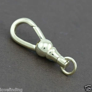 Genuine 9CT Solid Yellow Gold Swivel Clasp 20mm - Picture 1 of 3