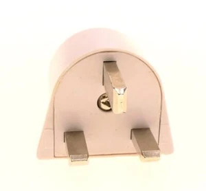 European travel electric plug adapter (for GB, Ireland, Africa, HK, Singapore) - Picture 1 of 2