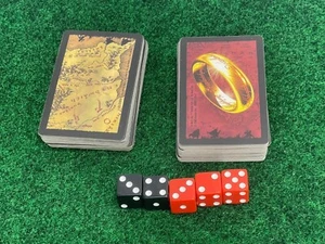 RISK Lord of the Rings Trilogy Edition 2002 Replacement Parts CARDS / DICE Only - Picture 1 of 2