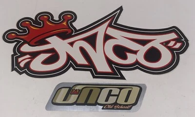 Jnco Stickers LOT of 2 Old School Raver Dance EDM Crown Festival Graffiti DnB - Image 1 of 4