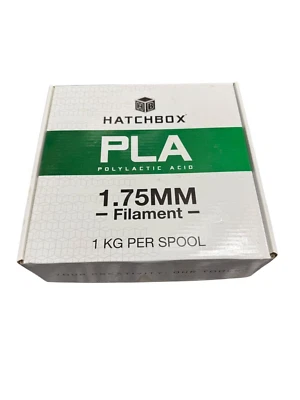Filamento de impresora 3D Hatchbox PLA 1,75 mm azul verdadero carrete de 1 kg 3DPLA1KG1,75BLU Foto 1 de 2