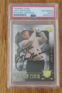 The Golden Bear JACK NICKLAUS signed 2004 Upper Deck #39 PSA 84980233 Certified - Picture 1 of 2
