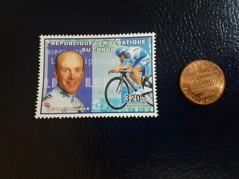 Levi Leipheimer Cycling Cyclist Republique Democratique Du Congo 2006 STAMP Cover