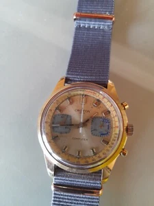 Croton 1878 Computer Chronograph 1970s Manual Valjoux 7733 Mens Watch _2690 - Picture 1 of 12