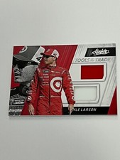 KYLE LARSON 2017 PANINI ABSOLUTE TOOLS OF THE TRADE DUAL RACE USED MATERIAL