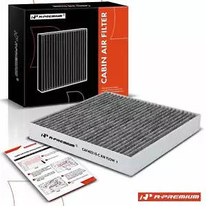 Filtro de aire de cabina con frente de carbono activado para INFINITI M35h M37 M56 Q70 Q70L - Imagen 1 de 9
