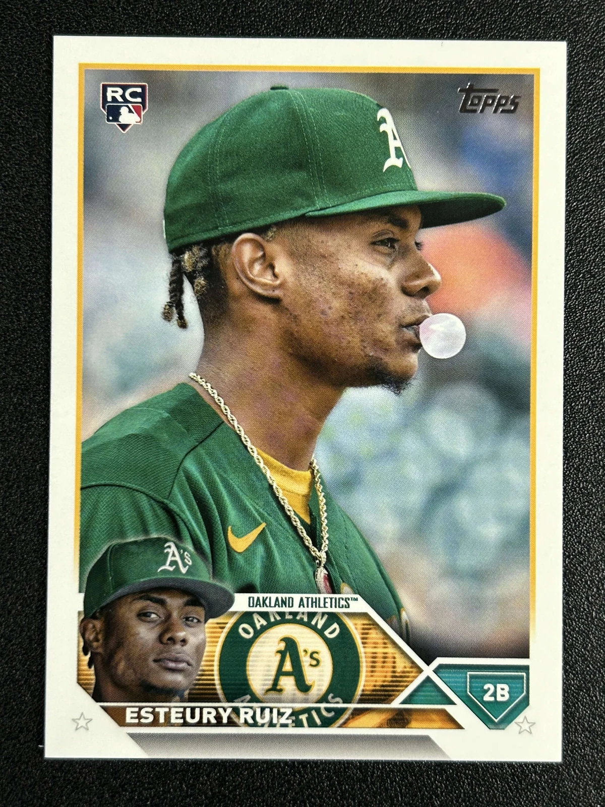 Esteury Ruiz 2023 Topps S2 Golden Mirror SSP RC ROOKIE #650 ATHLETICS