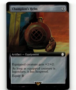 MTG Champion's Helm (Extended Art) (Surge Foil) - Universes Beyond: Fallout - Picture 1 of 1