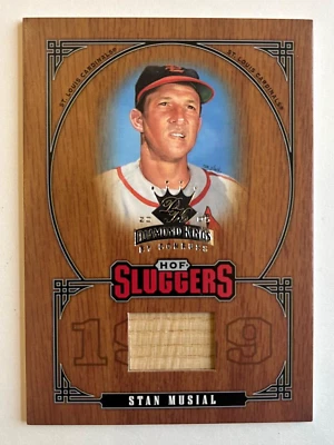 Card - 2005 Donruss Diamond Kings HOF Sluggers Stan Musial Bat Relic Card #28/50 - Image 1 of 3