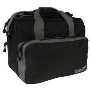 Jack Pyke Sporting Shoulder Bag Hunting Carry Pack Shooting Satchel Black Grey - Picture 1 of 3
