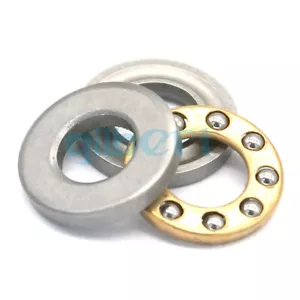 10 PIEZAS 4x9x4mm Miniatura Bola Axial Lavadoras Planas Rodamientos de Empuje 3 Partes ABEC-1 - Imagen 1 de 6