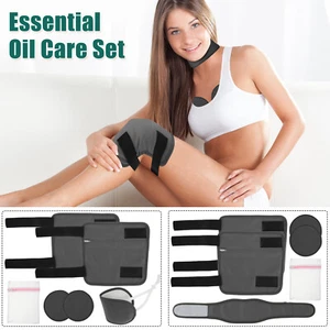 4Pcs Neck Calf Essential Oil Pack Set with Chest Pads Washable Reusable DEE - Picture 1 of 15