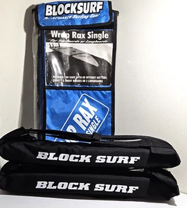 BLOCK SURF Wrap Rax Single For Surfboards or Longboards Soft Car Rack - Picture 1 of 7