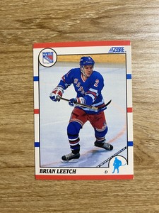 1990-91 SCORE BRIAN LEETCH NEW YORK RANGERS #225