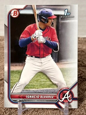 2022 Bowman Draft Paper Ignacio Alvarez 1st Bowman Prospect #BD-125 - Image 1 of 2