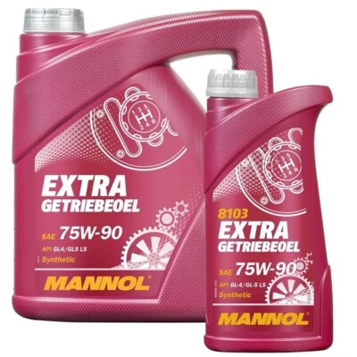 5 LITER GETRIEBEÖL MANNOL SAE 75W-90 API GL4 GL5 LS SCHALTGETRIEBEÖL
