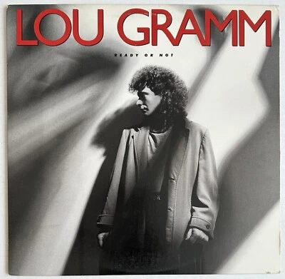 READY OR NOT Lou Gramm Vinyl LP Album 1987 Atlantic Records Ultrasonic Cleaned - Image 1 of 4