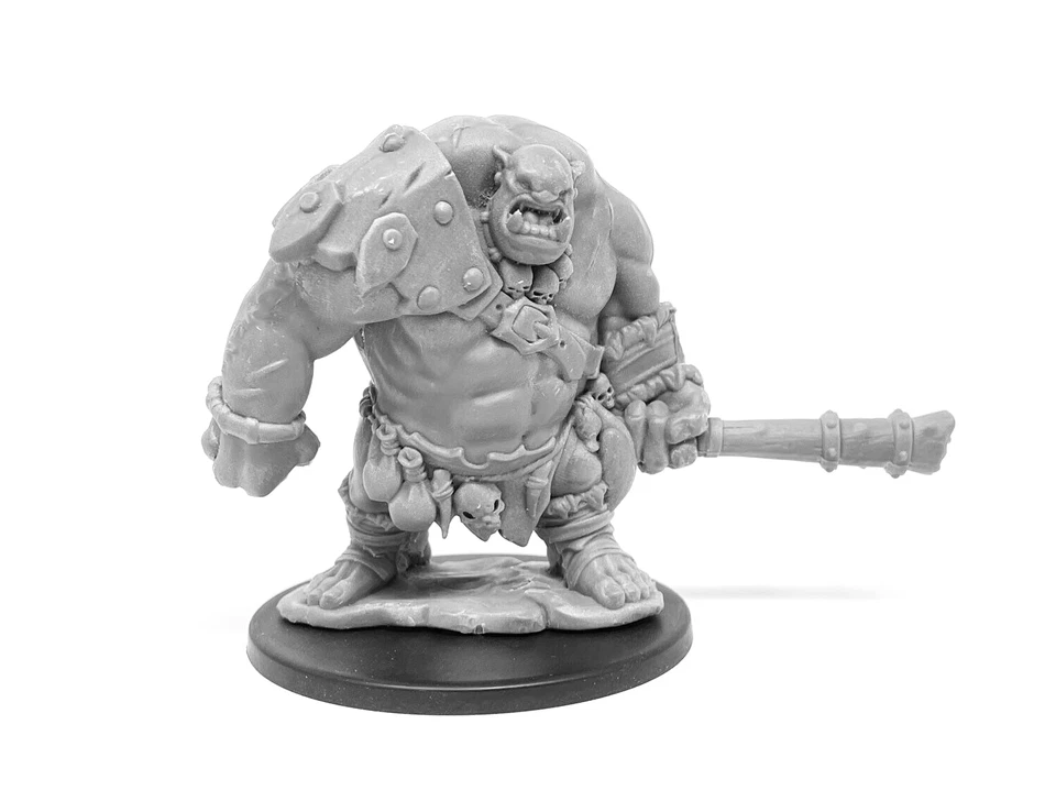 Ogre Bully Dungeons and Dragons Miniatures DnD Minis 28mm fantasy unpainted - Image 1 of 1