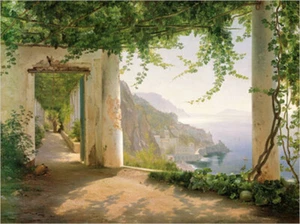 Aagaard, Carl F. - Amalfi Cappuccini Grösse 101x76 Kunstdruck Artprint - Bild 1 von 1