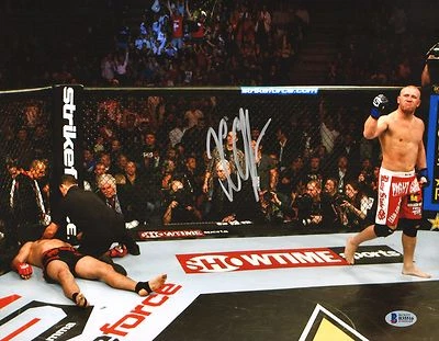 Foto firmada por Sergei Kharitonov 11x14 BAS Beckett certificado de autenticidad StrikeForce 2011 Gran Premio Foto 1 de 4