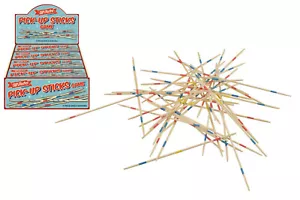 Wooden Retro Traditional - Pick Up Sticks Game - Colourful - Party Boxed - Picture 1 of 1